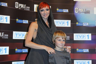 Anna Wyszkoni z synem Tobiaszem