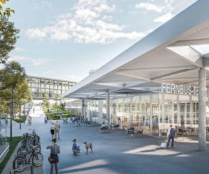 Nowy centralny dworzec autobusowy w Wiedniu - wizualizacje