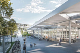 Nowy centralny dworzec autobusowy w Wiedniu - wizualizacje