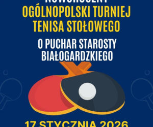 W sobotę Białogard stanie się areną rozgrywek tenisa stołowego