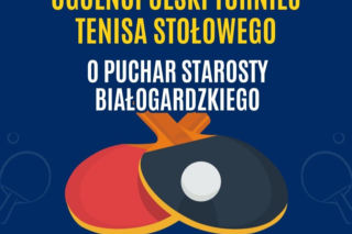 W sobotę Białogard stanie się areną rozgrywek tenisa stołowego