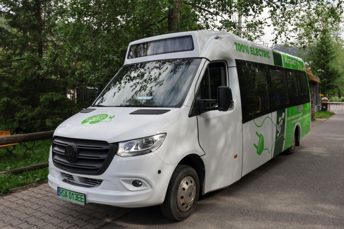 Zakończyły się testy elektrycznego busa na trasie do Morskiego Oka
