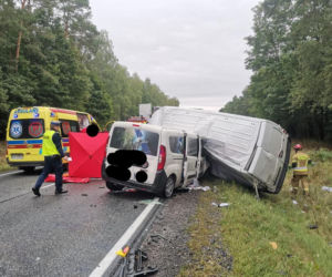 Wypadek na DK 10 w Cierpicach! Nie żyje jedna osoba, a cztery są ranne!