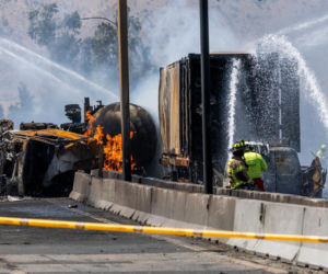 Potężny wybuch na ruchliwej trasie! Wiele ofiar
