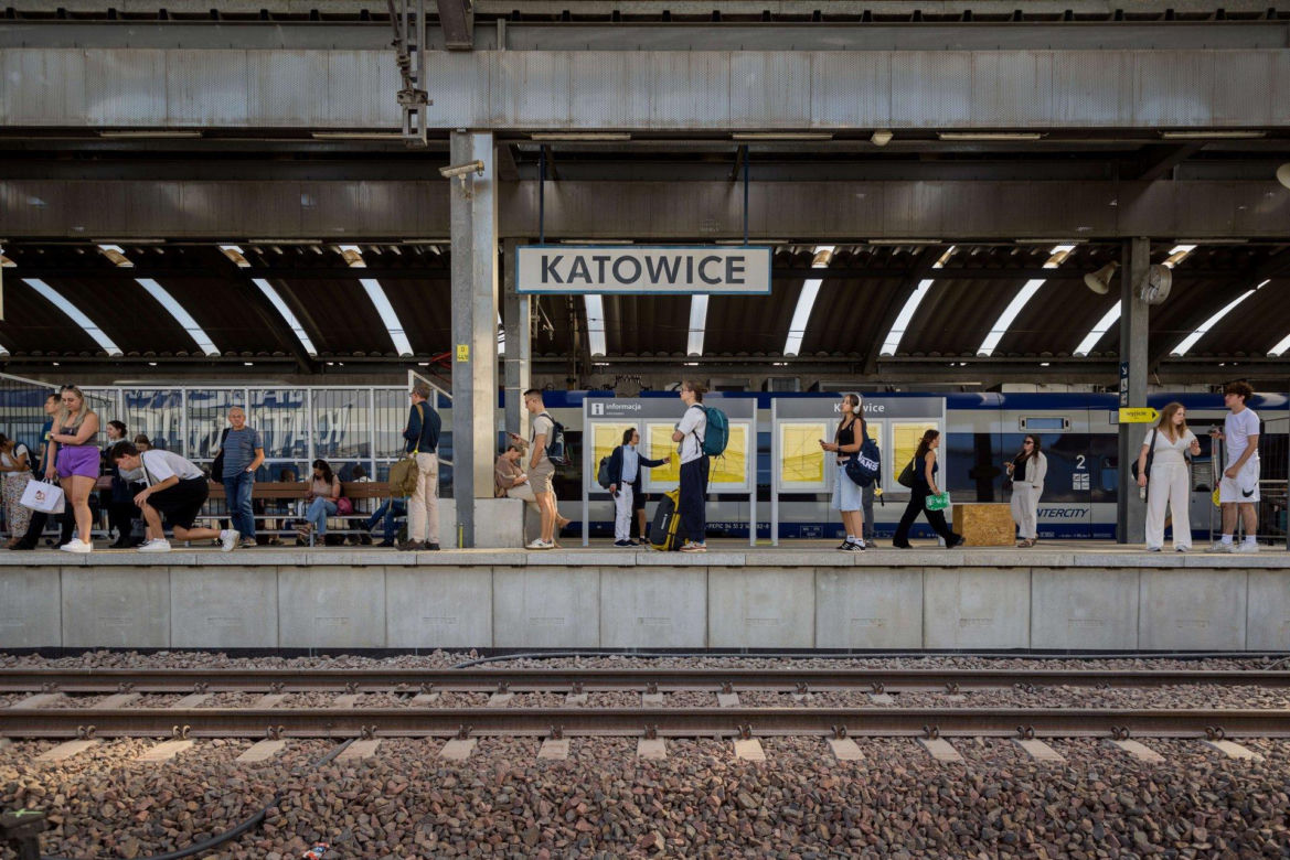 Przebudowa węzła kolejowego w Katowicach - sierpień 2025
