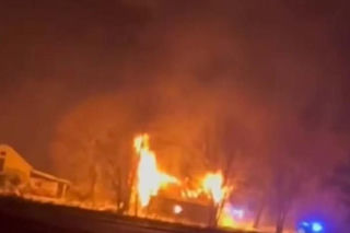 Tragiczny pożar w Hruszewie. Nie żyje jedna osoba!