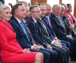 Agata Duda na wybiegu w Australii.