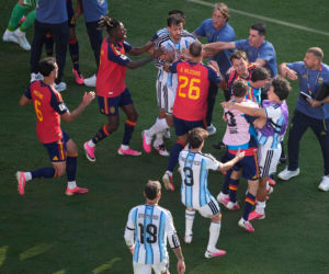 Awantura po finale MŚ Hiszpania - Argentyna