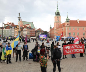 35 lat niepodległej Ukrainy. Obchody na Placu Zamkowym w Warszawie