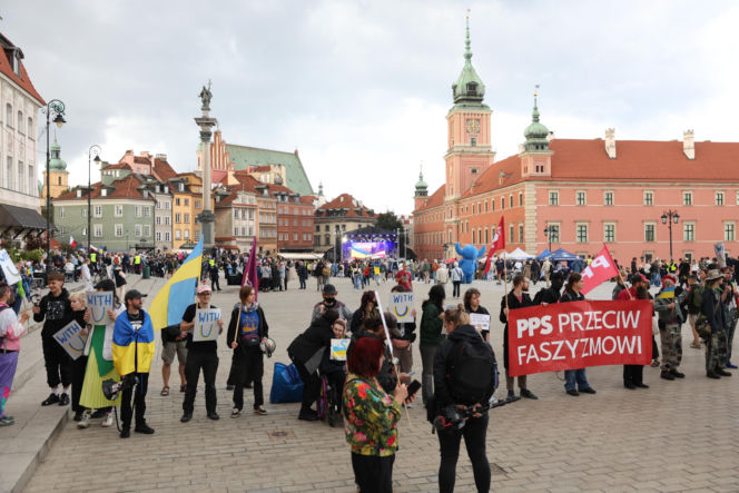 35 lat niepodległej Ukrainy. Obchody na Placu Zamkowym w Warszawie