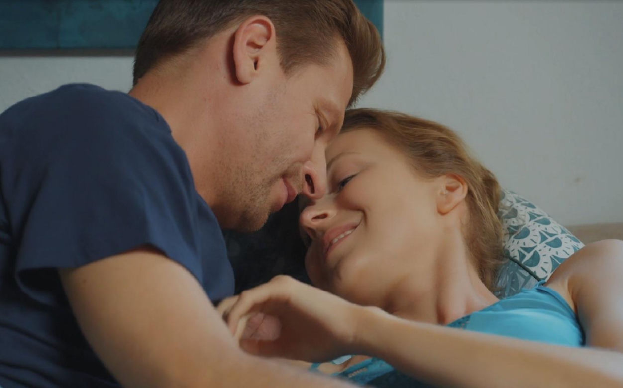 M jak miłość. Adam Karski (Patryk Szwichteberg), Natalka (Dominika Suchecka)
