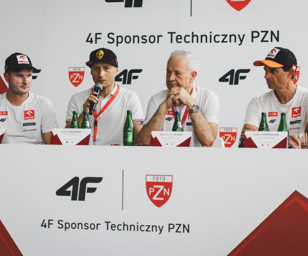Apoloniusz Tajner i przedstawiciele PZN na konferencji z 4F. O współpracy ze sponsorem przeczytasz na SE Supersport.
