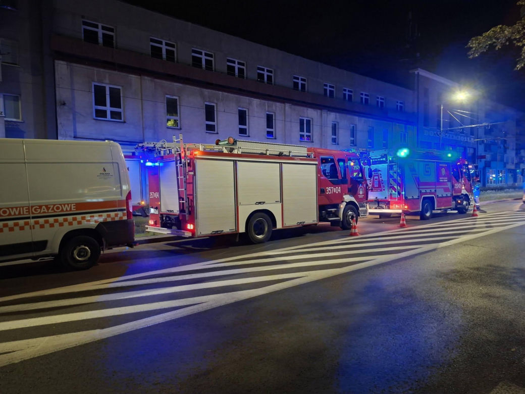 Zawalenie się budynku liceum w Częstochowie