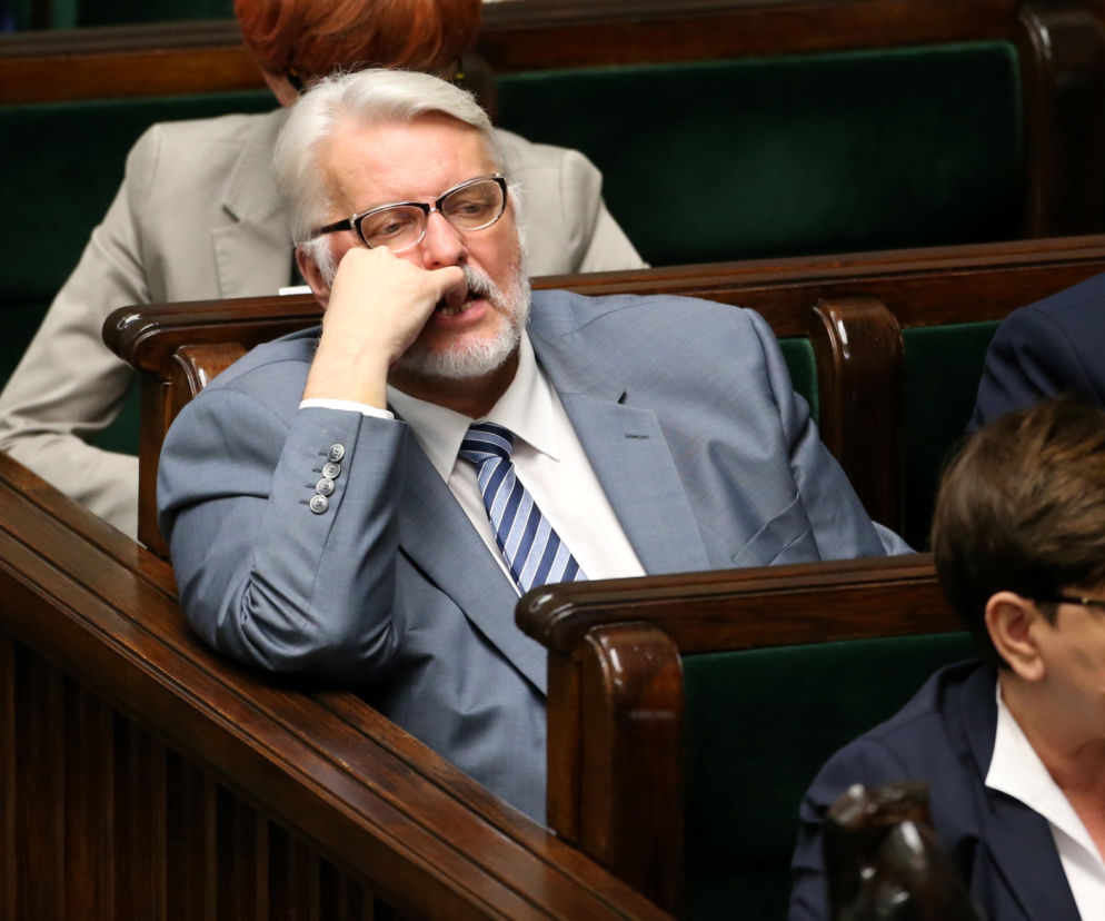 Waszczykowski ledwo mówi