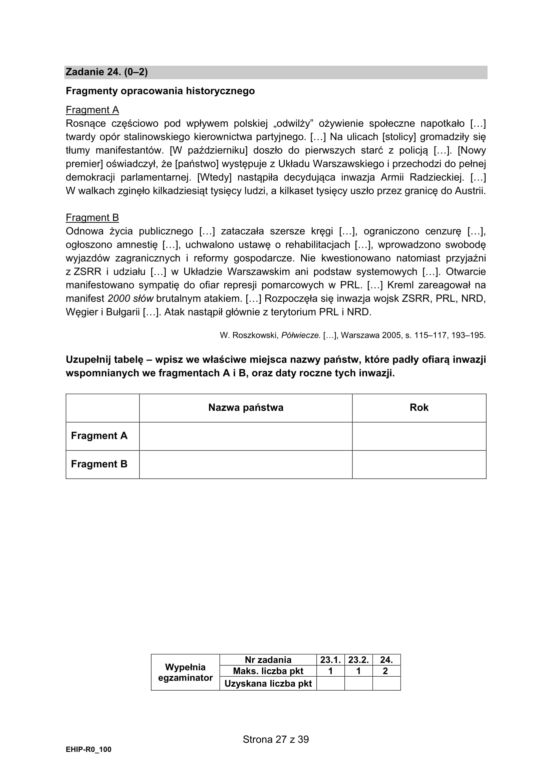 Matura 2021 historia. Odpowiedzi, pytania, arkusze CKE