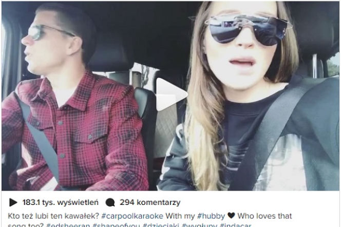 Marina i Wojciech Szczęsny śpiewają Eda Sheerana! [VIDEO]