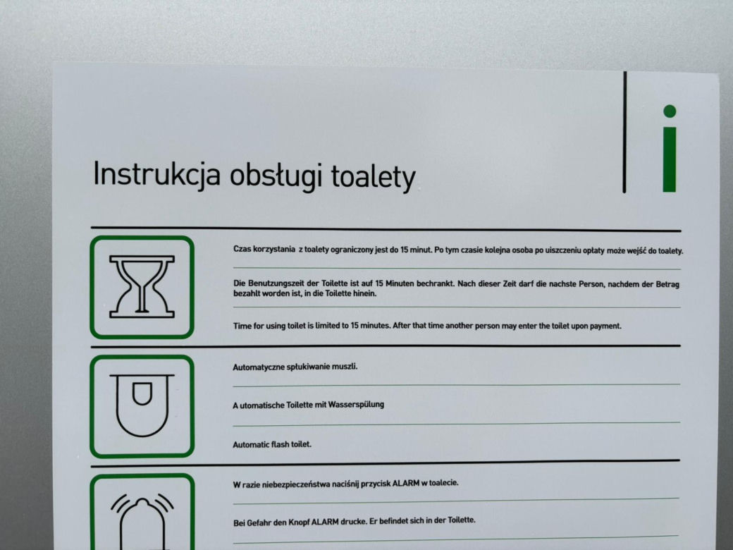 Nowa toaleta w centerum Nowego Sącza