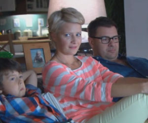 Rodzinka.pl 5 sezon odc. 113. Natalia (Małgorzata Kożuchowska), Kacper (Mateusz Pawłowski), Ludwik (Tomasz Karolak)