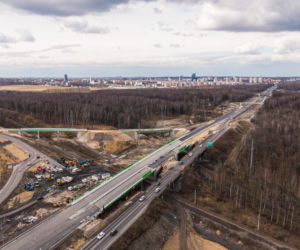 Katowice: Będzie zmiana organizacji ruchu na węźle Giszowiec. Jest data otwarcia nowej jezdni [ZDJĘCIA]