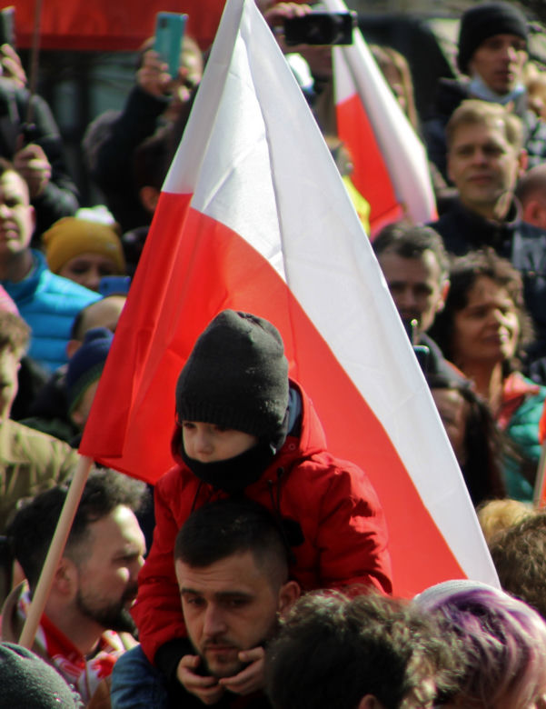 Marsz o wolność w Katowicach. Tak wyglądał liczny protest antycovidowców 