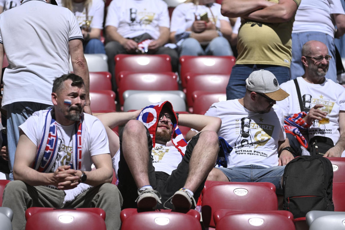 Kibice na finale Pucharu Polski: Górnik - Raków