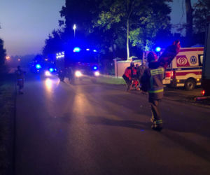 Pożar w Domu Pomocy Społecznej w Siennicy