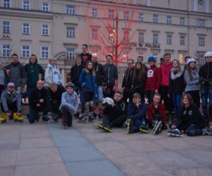 Rowerzyści i rolkarze razem! Referendalna Masa Krytyczna