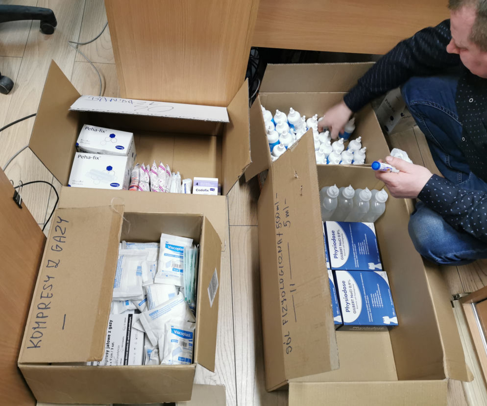 Kalisz wspiera Ukrainę. Trwają zbiórki najpotrzebniejszych rzeczy