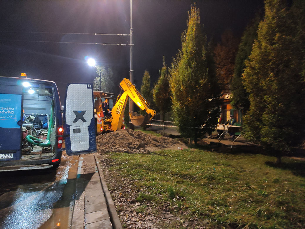 Ogromna awaria pod domem prezesa Kaczyńskiego