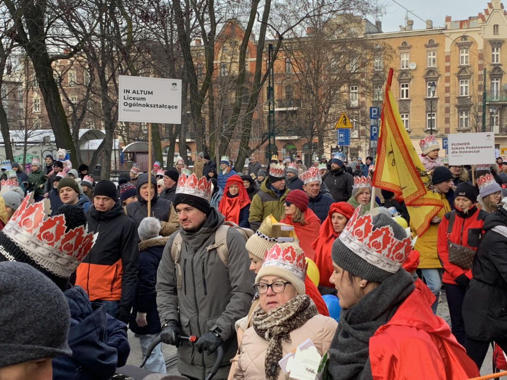Orszak Trzech Króli w Katowicach przeszedł do Archikatedry
