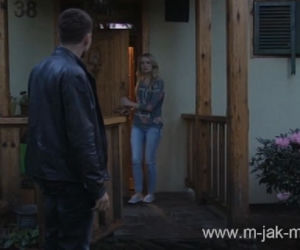 M jak miłość po wakacjach 2014. Tomek Chodakowski (Andrzej Młynarczyk) Joanna (Barbara Kurdej-Szatan)