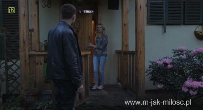 M jak miłość po wakacjach 2014. Tomek Chodakowski (Andrzej Młynarczyk) Joanna (Barbara Kurdej-Szatan)