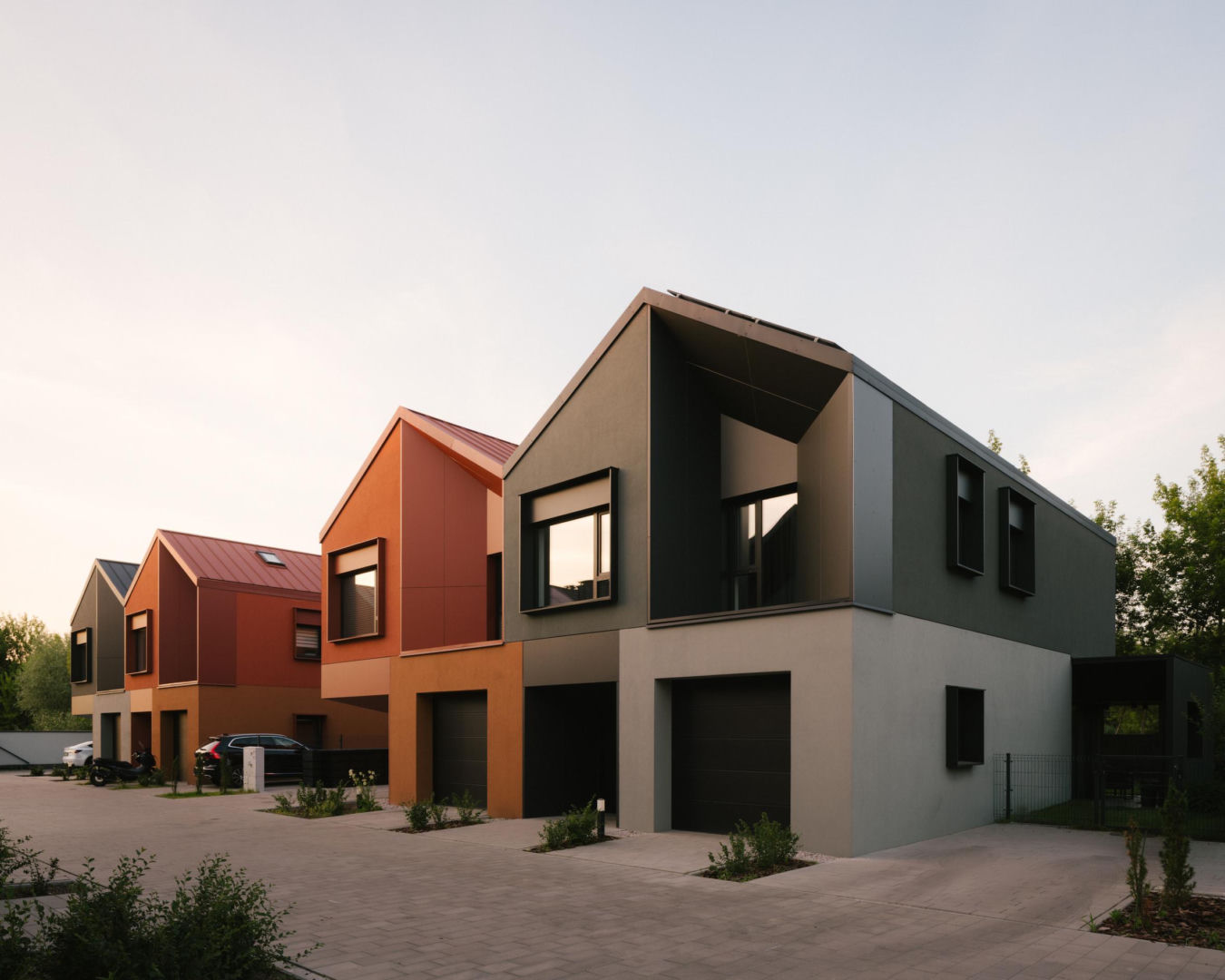Zespół 10 domów jednorodzinnych, ul. Borków 58, Warszawa