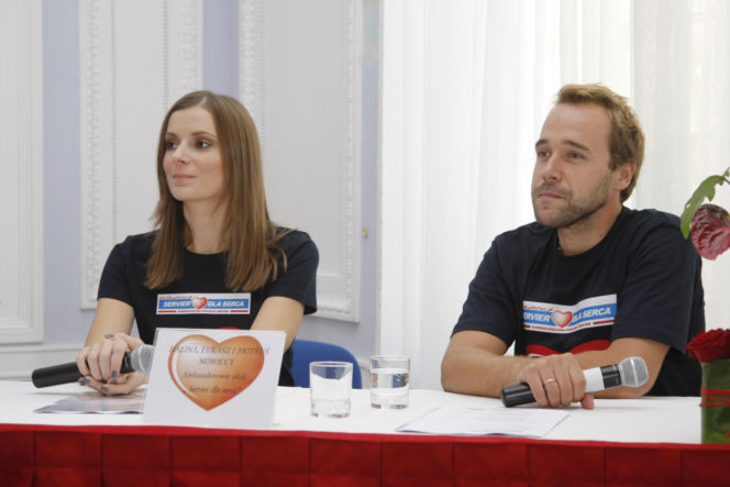 Halina Mlynkova i Łukasz Nowicki