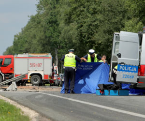 Widok małych zmasakrowanych ciał był przerażający