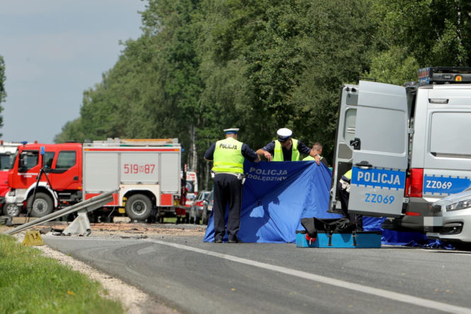 Widok małych zmasakrowanych ciał był przerażający