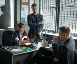 Na Wspólnej, odc. 3012. Iga (Lidia Sadowa), Robert (Dariusz Wnuk), Igor (Jakub Wesołowski)