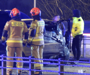 Karambol na moście Grota-Roweckiego