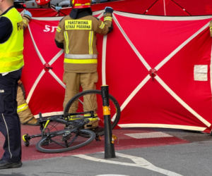 Śmiertelne potrącenie rowerzysty