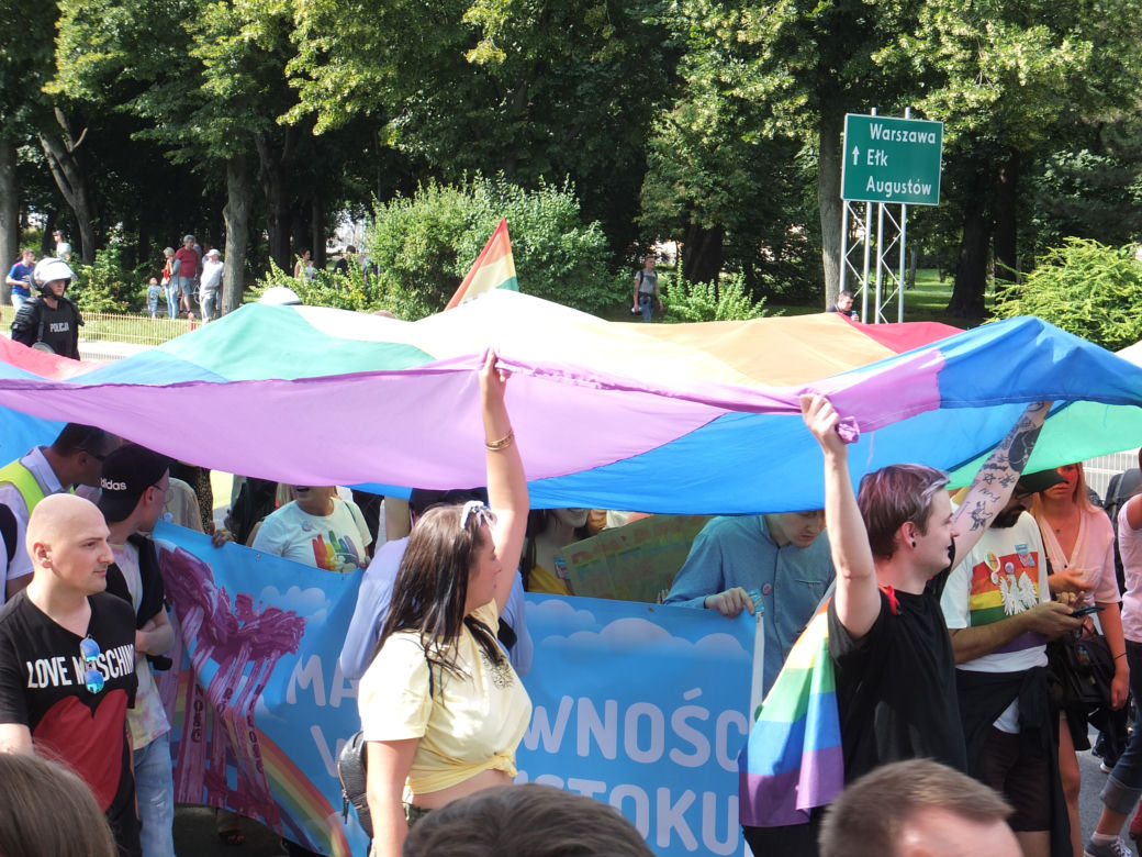 I Marsz Równości w Białymstoku 20.07.2019