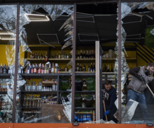 Ukraina. Zbombardowany Kijów