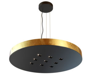 Design falujący. Lampa wisząca York, Cleoni