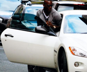 Mario Balotelli w Maserati GranTurismo