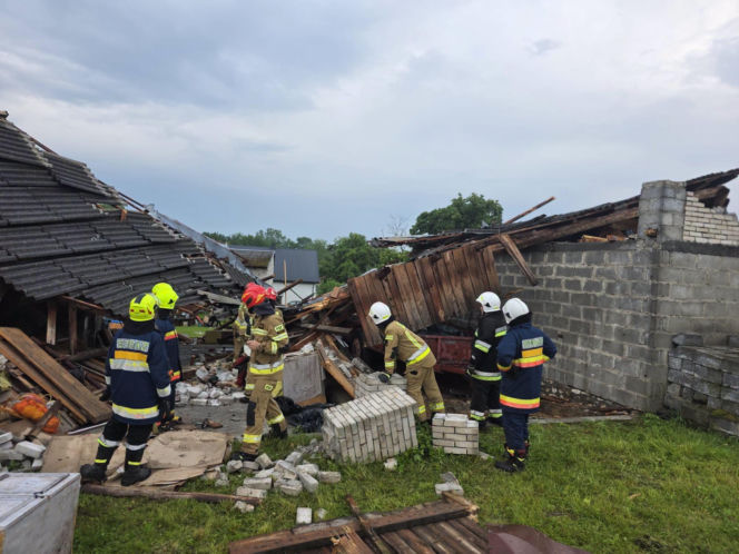 Groźne burze w Świętokrzyskiem (22.06.2026)