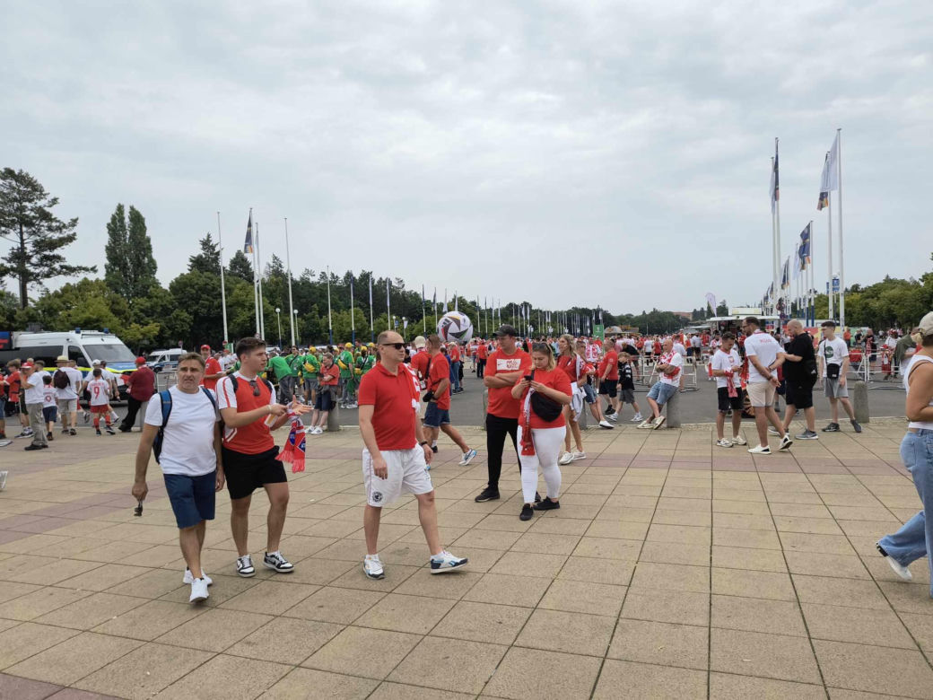 Euro 2024. Kibice przed meczem Polska - Austria w Berlinie
