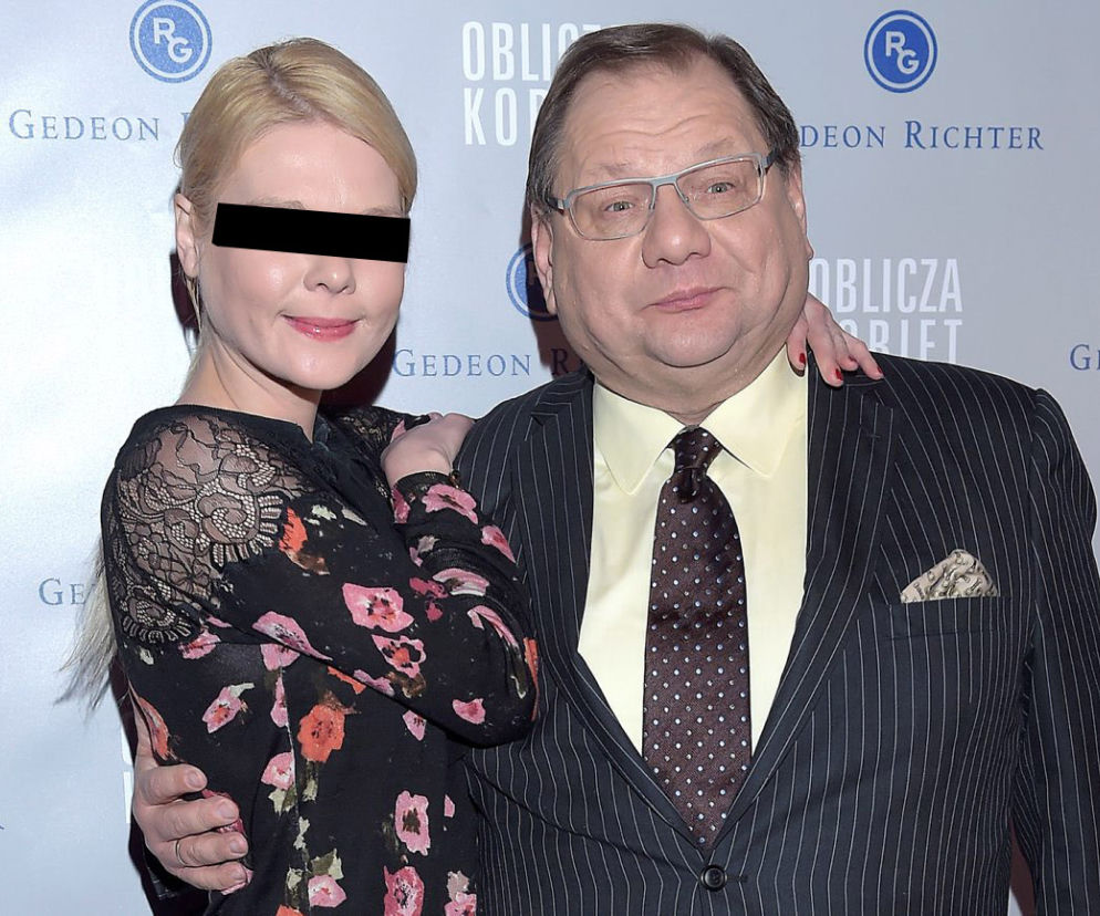 Ryszard Kalisz z żoną Dominiką