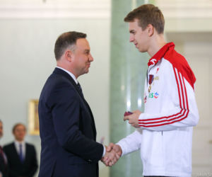 Siatkarze u prezydenta
