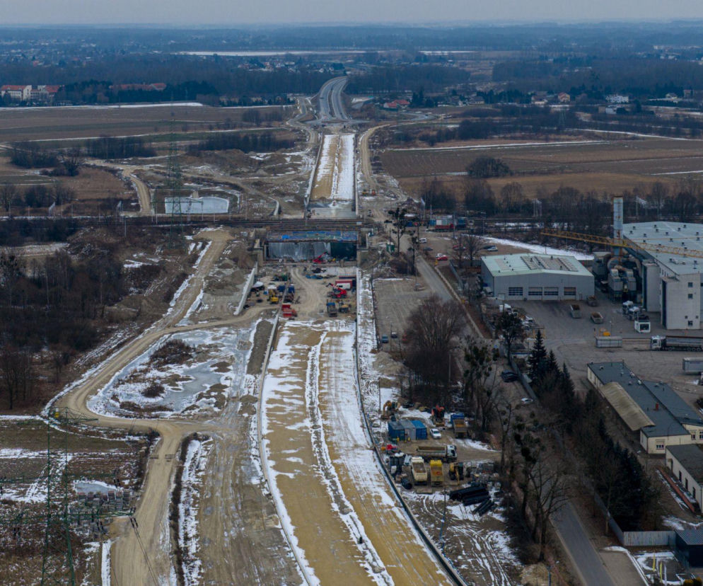 Obwodnica Oświęcimia w budowie - DK44