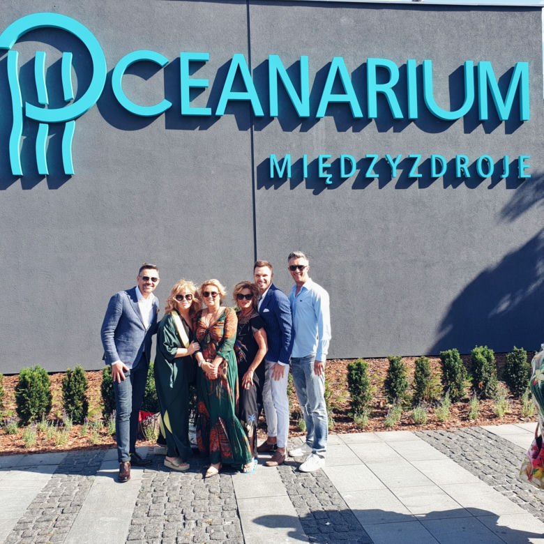 Kasprzyk, Kurowska i Kaliszuk w Oceanarium