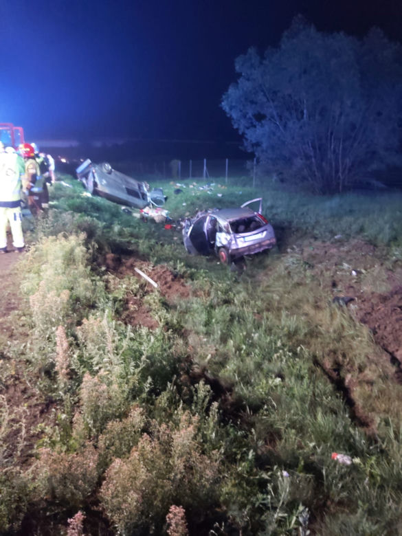 Rzezawa. Wypadek na autostradzie A4. 13 osób rannych